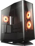 COUGAR Gaming FV270 RGB gebogen gehard glazen midi-tower pc-behuizing - Zwart