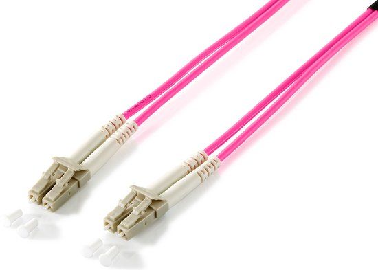 Equip 255519 Glasvezel kabel 0,5 m OM4 LC Violet