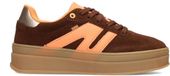 POSH by Poelman NOË Dames Sneakers - Donker Bruin