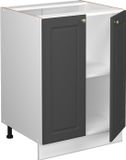 Vicco Fame-Line Keukenonderkast – 60 cm, WB Eik Antraciet-goud