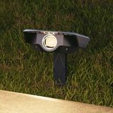 Calex Padoa Solar Prikspot - 2 stuks - Tuinspot - Zonne-energie - Waterdicht - Dag Nacht Sensor - Warm Wit Licht - Zwart