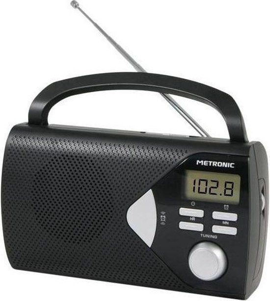 Metronic 477205 Draagbare Digitale Radio - Zwart