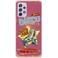 Samsung Galaxy A32 5G Retro disco bedrukt siliconen hoesje