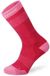 Lenz Sokken Merino 1 Mid Roze Geruit Unisex Wandelen Halfhoog Wol Polyamide Elastaan 39/41