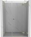 Mexen Lunar porte pivotante pour douche droite 130, transparent, or