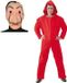 Merkloos / Sans marque Fiestas Guirca Verkleed overall Papel rood voor heren maat M 48/50 - Salvador Dali masker