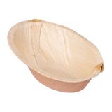 25 Areca 25 stuks - ovale kom 'Areca' 160 ml 14 x 10 x 6,4 cm natuur areca