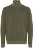 Blend Baal Pull met 1/2 ritssluiting van katoen en nylon Blend