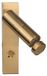 Light Prestige MIRI applique murale LED lampe de lecture, or, 3W, lumière chaude, 229lm, métal, dimensions : 16x3,5x8cm, IP20