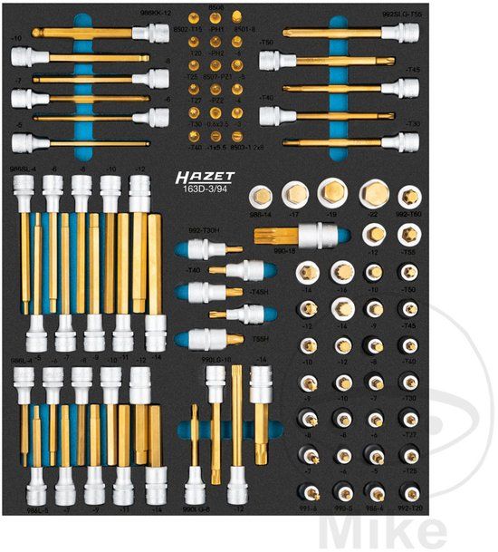 HAZET Dopsleutelbitset 163D-3/94
