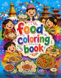 Nepali Food Coloring Book for Kids