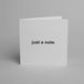 Blake Sage Just a Note Ice White Note Kaarten met enveloppen 150mm x 150mm - Pack van 10