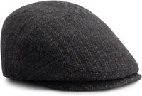 MGO Leisure Wear MGO Wem Heren - Flatcap - Wolmix - Zwart