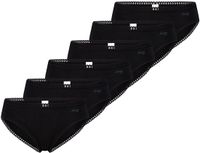 sloggi Dames slip / onderbroek 6 pack GO Crush Zwart Maat M