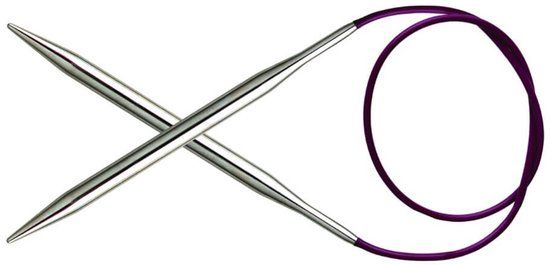 KnitPro Nova Metal rondbreinaalden 120cm 6.50mm - Multikleur
