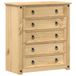 VidaXL Ladekast Corona 80x40x89 cm massief grenenhout