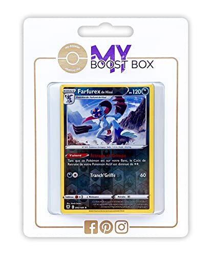 my-booster Farfurex de Hisui (Hisuian Sneasler) 93/189 Holo Reverse - Myboost X Epée et Bouclier 10 Astres Radieux - Doos met 10 Franse Pokemon kaarten