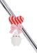 62772 MagNICI 62772 Molang lolly, wit, 5 cm, wit pluchen dier voor koelkast, bord, metaal en nog veel meer, leuk cadeau-idee