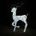 MonsterShop Verlicht Kerstfiguur Rendier Rechtopstaand 200 Lichtjes Buitenverlichting