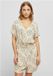 Urban Classics Short viscose belt Playsuit XL Creme/Zwart