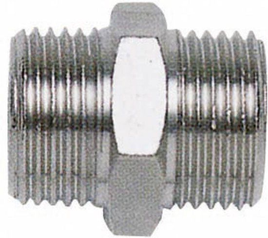 Aerotec Persluchtnippel dubbel G 1/4 inch X G 3/8 inch - 2005020Z