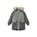 Wheat Winterparka met Imitatiebontkraag - Grijs/Lichtgrijs