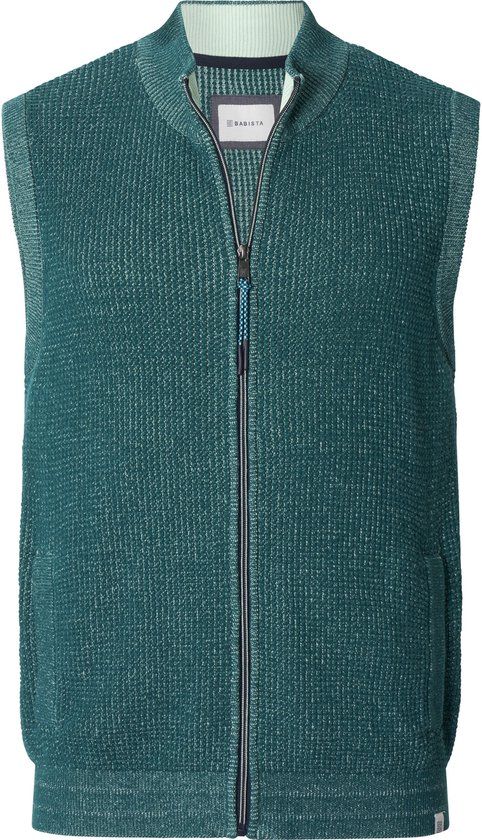 Babista herren Gebreide Bodywarmer - 48/50 - petrol - Plus Size