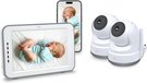 ELRO BC4000-2 Babyfoon Royale met 2 Full HD camera's - 12,7 cm Touchscreen Monitor - Incl. Extra Camera - Voor 2 Kinderen