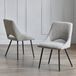 Julian Bowen Iris set van 2 eetkamerstoelen - grijs