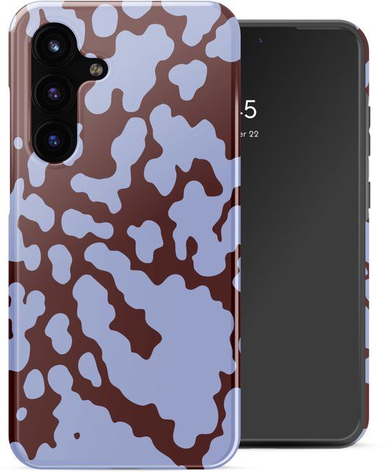 Selencia Hoesje - Geschikt voor Samsung Galaxy S25 FE - Backcover - Moo'd Lavender Glow