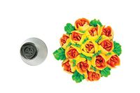 Silikomart Mini Flower Tube 06 - kliksluiting van roestvrij staal per zakje à 18 mm