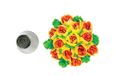 Silikomart Mini Flower Tube 06 - kliksluiting van roestvrij staal per zakje à 18 mm