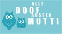 Pro-Art tt054s22 muurschildering Modern Design II Alle doof, 27 x 15 cm
