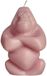 Kosta Boda Gabba Gabba gorille bougie H11.5cm rose