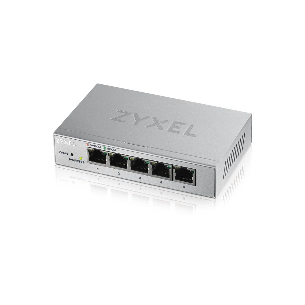 ZyXEL GS1200-5 - Netwerk Switch - Zilver