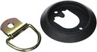 Docks GMAR47 ronde sjorring, verzinkt staal en polyamide, werkbelasting 272 kg, dikte 11 mm, diameter 100 mm, grijs/zwart