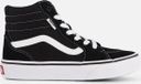 VANS YT Filmore Hi (SUEDE/CANVAS)BLACK/WHITE - Maat 34