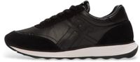 FitFlop Retro-Q FF Metallic-Fabric/Suede Sneakers Femme Baskets - Noir