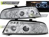 AUDI A4 Koplampen met chromen "angel eyes" ringen, modeljaren 1999-2000