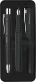 Faber-Castell giftbox Poly Pen - set met balpen en vulpen - zwart