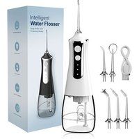 SZSMART Tandhydraat L10 met 5 mondstukken (wit - 300ml)
