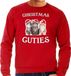 Bellatio Decorations Kitten Kerst sweater / Kerst trui Christmas cuties rood voor heren - Kerstkleding / Christmas outfit L