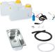 Novo W 12V Mini-keuken, keuken voor op de camping, keukenunit, bouwpakket, spoelbak, afmetingen 325x176x100mm, aanbieding