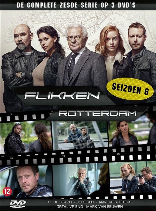 Channel distribution Flikken Rotterdam Seizoen 6 - 3-DVD