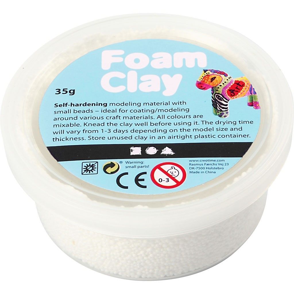 Creativ Company Boetseerklei - Wit - 35g