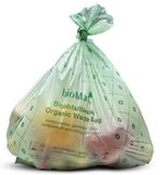 PAPSTAR bioMAT bio-afvalzakken, groen, 530×600 mm, 10 stuks