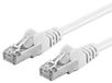 Merkloos Patchkabel - Cat 6a - 1 m - Wit - S/ftp - Rj45