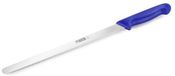 THERMOHAUSER Banketbakkersmes (staal, roestvrij), eenzijdig gekarteld, met blauwe kunststof handgreep, lemmet 36 cm, blauw