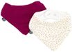 DOMIVA Verpakking met 2 bandana slabbetjes - TU - Mousseline - Grenadine stippen
