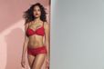 Dacapo Samba T-shirt BH met beugel en mousse cups, rood, maat 80D